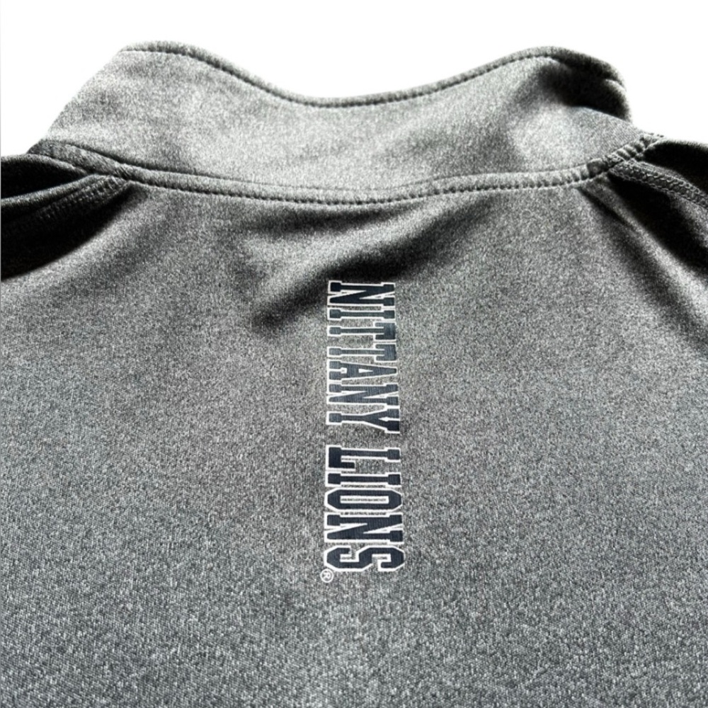 Penn State Nittany Lions Mens 1/4 Zip Pullover Shirt Gray Long Sleeve Size XXL - Picture 10 of 13